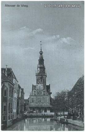 ansichtkaart: Alkmaar, De Waag