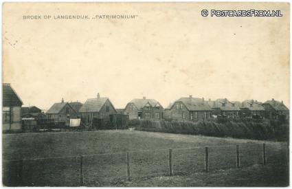 ansichtkaart: Broek op Langedijk, Patrimonium