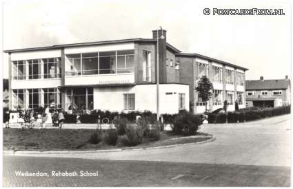 ansichtkaart: Werkendam, Rehoboth School