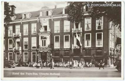ansichtkaart: Utrecht, Hotel de Pays-Bas