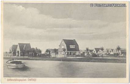 ansichtkaart: Delfzijl, Uitbreidingsplan