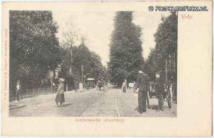 ansichtkaart: Velp GL, Arnhemsche straatweg