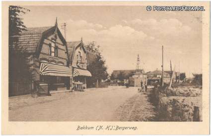 ansichtkaart: Bakkum, Bergerweg