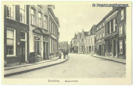 ansichtkaart: Doesburg, Meipoortstraat