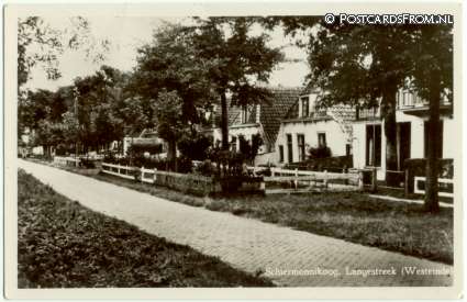 Schiermonnikoog, Langestreek. Westeinde ansichtkaart: Schiermonnikoog, Langestreek. Westeinde