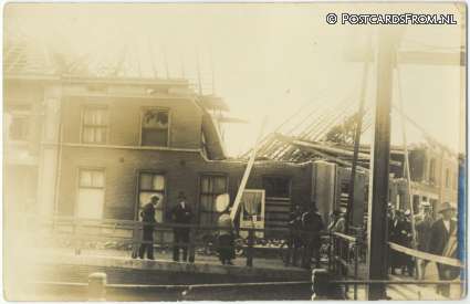 ansichtkaart: Borculo, Cycloon 1925