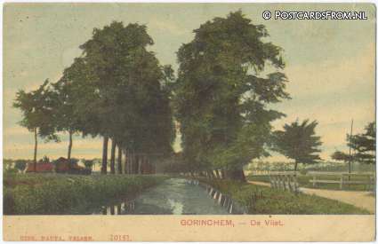 ansichtkaart: Gorinchem, De Vliet