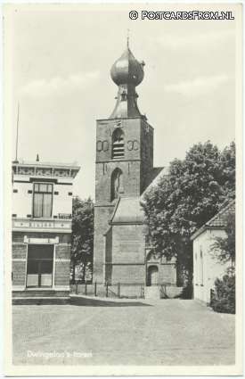 ansichtkaart: Dwingeloo, Toren