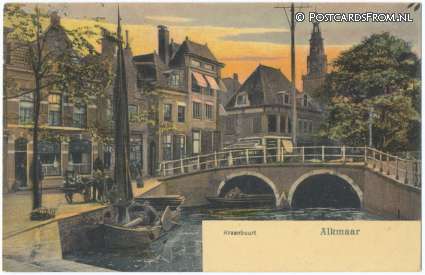 ansichtkaart: Alkmaar, Kraanbuurt