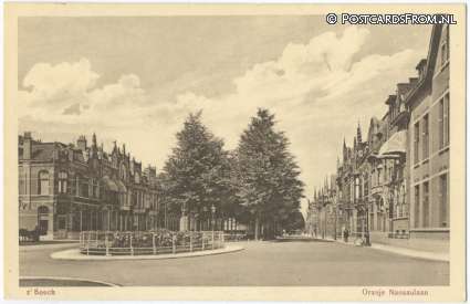 ansichtkaart: 's-Hertogenbosch, Oranje Nassaulaan
