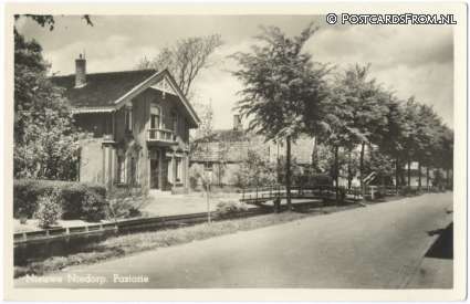 ansichtkaart: Nieuwe Niedorp, Pastorie