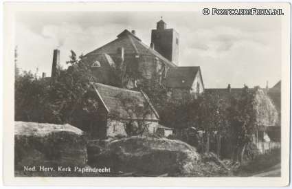 Papendrecht, Ned. Herv. Kerk ansichtkaart: Papendrecht, Ned. Herv. Kerk