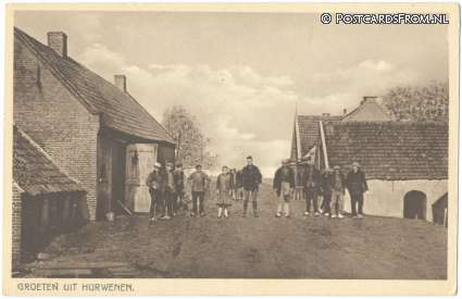 Hurwenen, Groeten uit ansichtkaart: Hurwenen, Groeten uit
