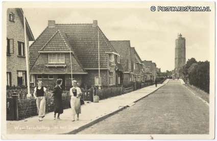 ansichtkaart: Terschelling West, In het Dorp