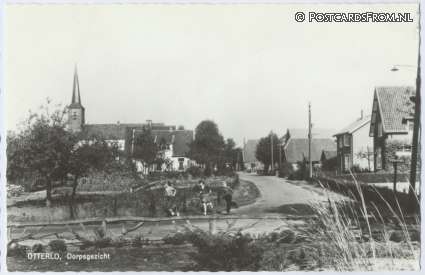 ansichtkaart: Otterlo, Dorpsgezicht
