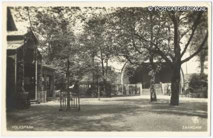 ansichtkaart: Zaandam, Volkspark