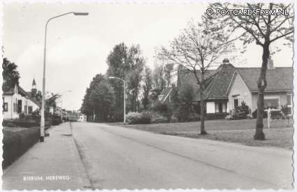 Bierum, Hereweg ansichtkaart: Bierum, Hereweg