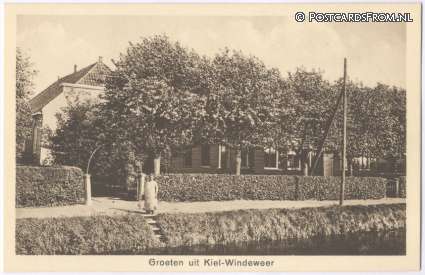 ansichtkaart: Kiel-Windeweer, Groeten uit