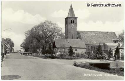 Zevenhoven, R.K. Kerk ansichtkaart: Zevenhoven, R.K. Kerk