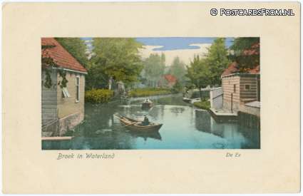 ansichtkaart: Broek in Waterland, De Ee