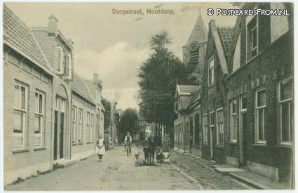 Nootdorp, Dorpstraat ansichtkaart: Nootdorp, Dorpstraat
