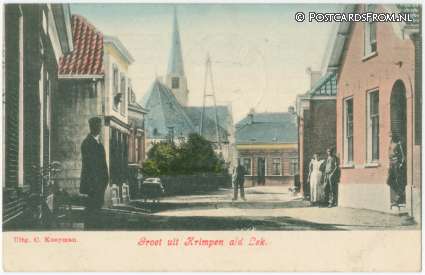 Krimpen aan de Lek, Groet uit ansichtkaart: Krimpen aan de Lek, Groet uit
