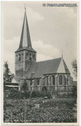 Borne, Ned. Herv. Kerk ansichtkaart: Borne, Ned. Herv. Kerk