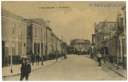 's-Gravenzande, Zuidwind ansichtkaart: 's-Gravenzande, Zuidwind