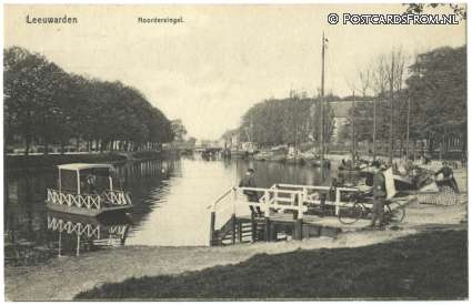 ansichtkaart: Leeuwarden, Noordersingel