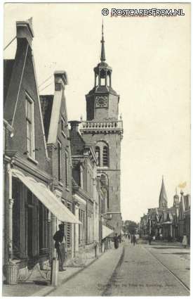 ansichtkaart: Joure, De Midstraat