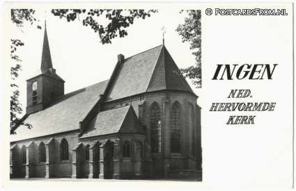 ansichtkaart: Ingen, Ned. Hervormde Kerk