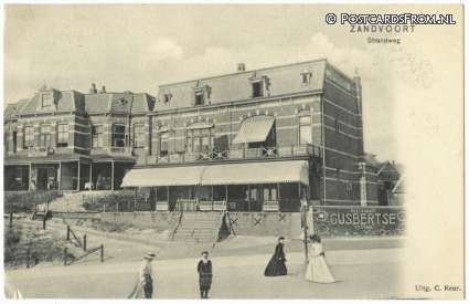 ansichtkaart: Zandvoort, Strandweg