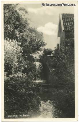 ansichtkaart: Putten, Waterval