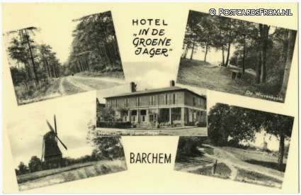 Barchem, Hotel 'In de groene Jager' ansichtkaart: Barchem, Hotel 'In de groene Jager'