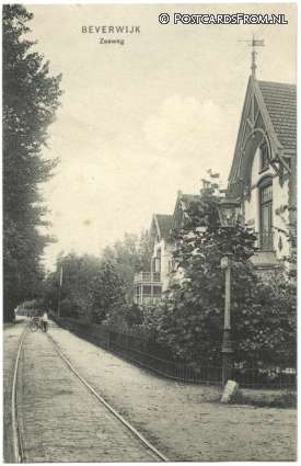 ansichtkaart: Beverwijk, Zeeweg