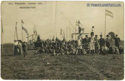 ansichtkaart: Bodegraven, Historische Optocht 1813-1913