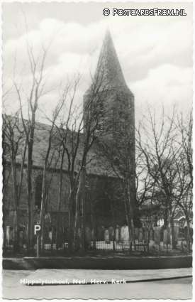 Hippolytushoef, Ned. Herv. Kerk ansichtkaart: Hippolytushoef, Ned. Herv. Kerk