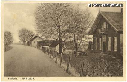 Hurwenen, Pastorie ansichtkaart: Hurwenen, Pastorie