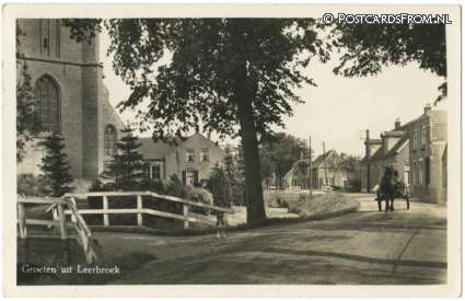 Leerbroek, Groeten uit ansichtkaart: Leerbroek, Groeten uit