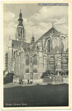ansichtkaart: Breda, Groote Kerk