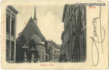ansichtkaart: Breda, Catharina Kerk