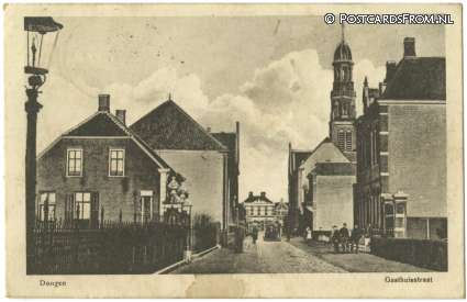 ansichtkaart: Dongen, Gasthuisstraat