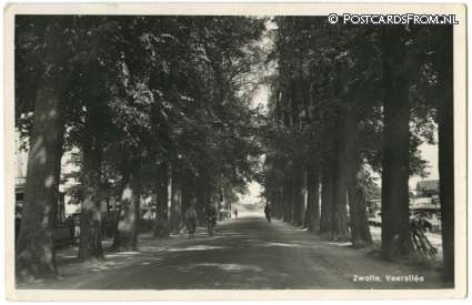 ansichtkaart: Zwolle, Veerallee