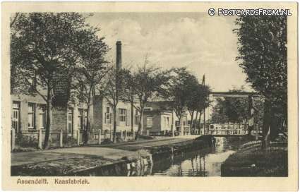 Assendelft, Kaasfabriek ansichtkaart: Assendelft, Kaasfabriek