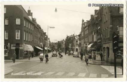 ansichtkaart: Roosendaal, Molenstraat