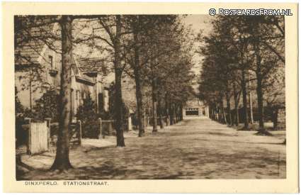 ansichtkaart: Dinxperlo, Stationstraat