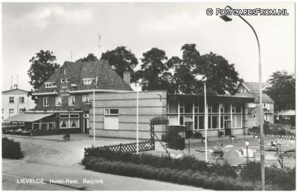 ansichtkaart: Lievelde, Hotel-Rest. Reijrink