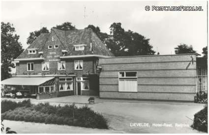 ansichtkaart: Lievelde, Hotel-Rest. Reijrink