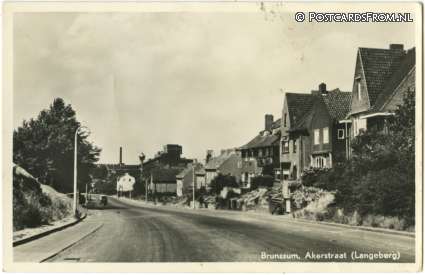 Zenderen, Akerstraat. Langberg ansichtkaart: Zenderen, Akerstraat. Langberg