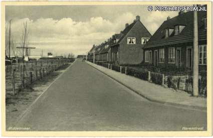 Middenmeer, Havenstraat ansichtkaart: Middenmeer, Havenstraat